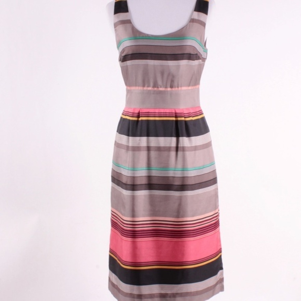 Banana Republic Silk zip up dress
